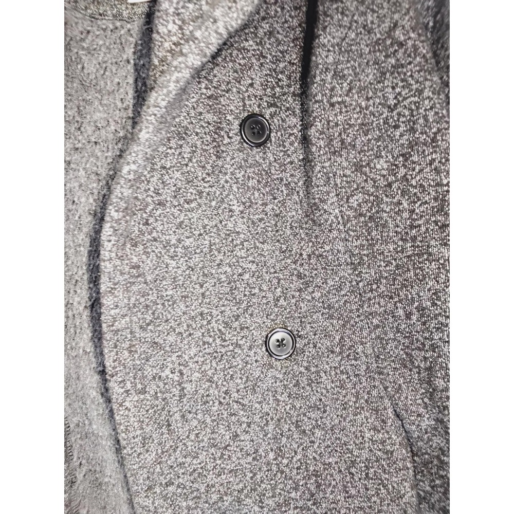 Mossimo Supply Co Women Gray Marled Knit Pea Coat Shawl Collar Jacket Small (59) - Picture 6 of 8